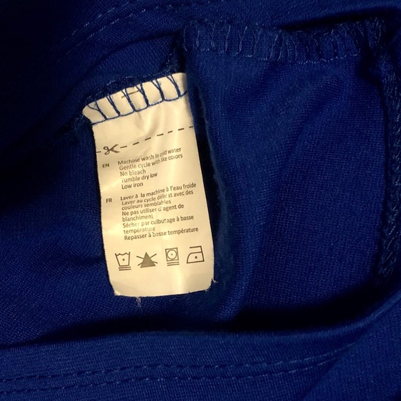 Revamped body con micro mini cobalt blue dress - Picture 7 of 8